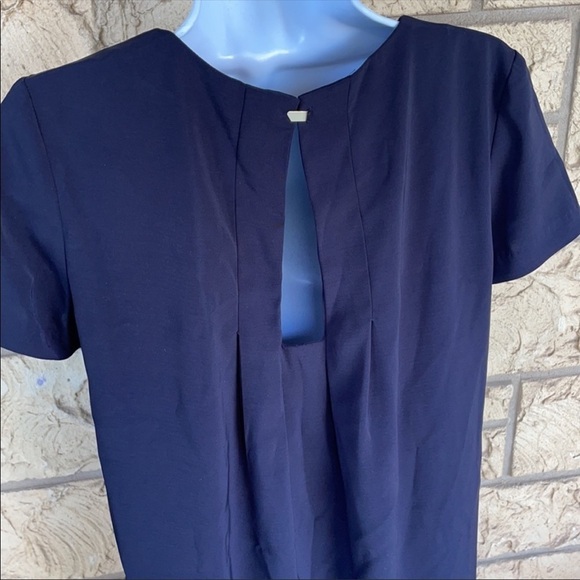 H & M Dark Navy Dress Straight Sexy Casual career Size 8 / Business casual - Picture 11 of 15